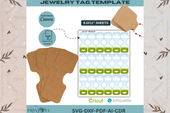 Bracelet Necklace Tag SVG 156: Graphics Review