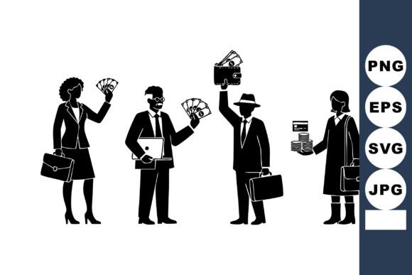 Business People Holding Money: A Designer's Review