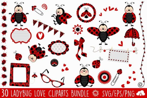 Ladybug Love Graphics & Illustrations Review