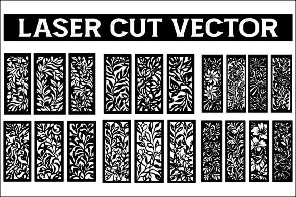 Laser Cut Floral Pattern: Graphics for Crafts