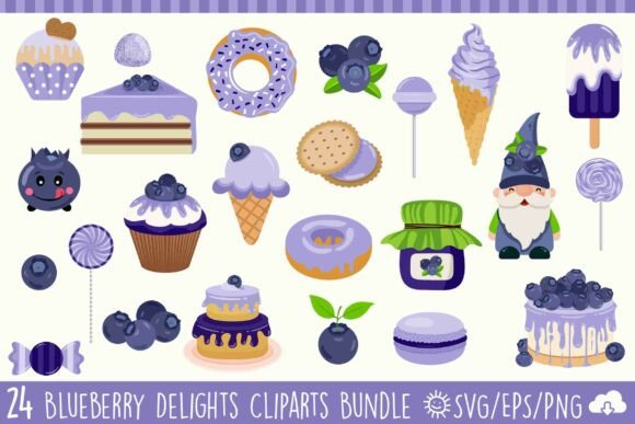Reviewing Blueberry Delights Clipart for Embroidery