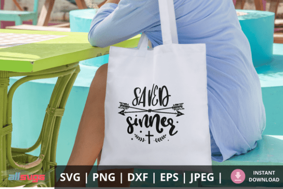 Saved Sinner SVG: Faith Graphics for Crafts