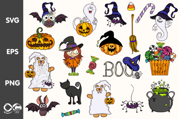 Spooky Cute Halloween Graphics for Crafts