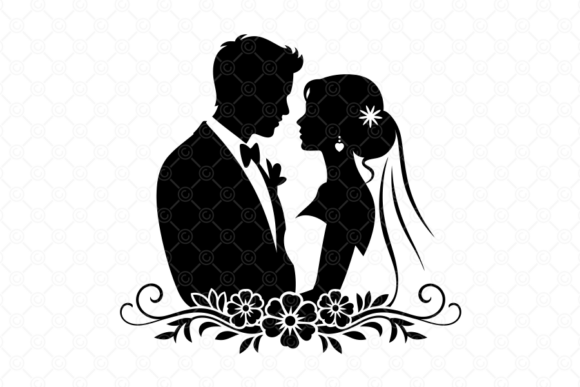 Wedding Couple Silhouette SVG, 008: Crafts & Graphics Review